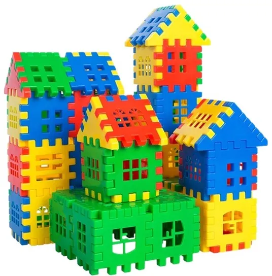 Block Set Educational Building Train Blocks For Kids -22 Pcs Plastic Building Block Set Toy For Kids (Multicolor) - Toys